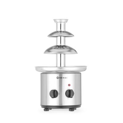 Čokoládová fontána 3 patra, HENDI, 230V/46W, ⌀215x(H)375mm | 274101
